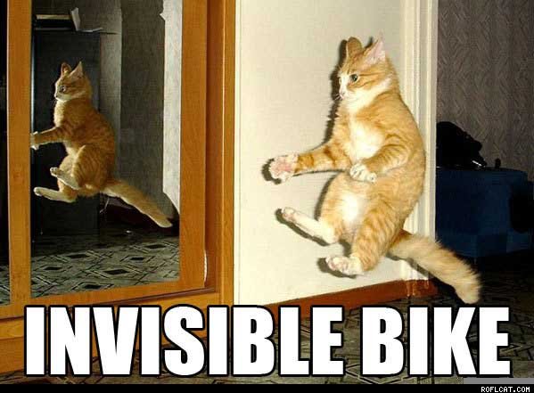 INVISIBLE BIKE let me show you mah bike, oh is rite, I CAN'T